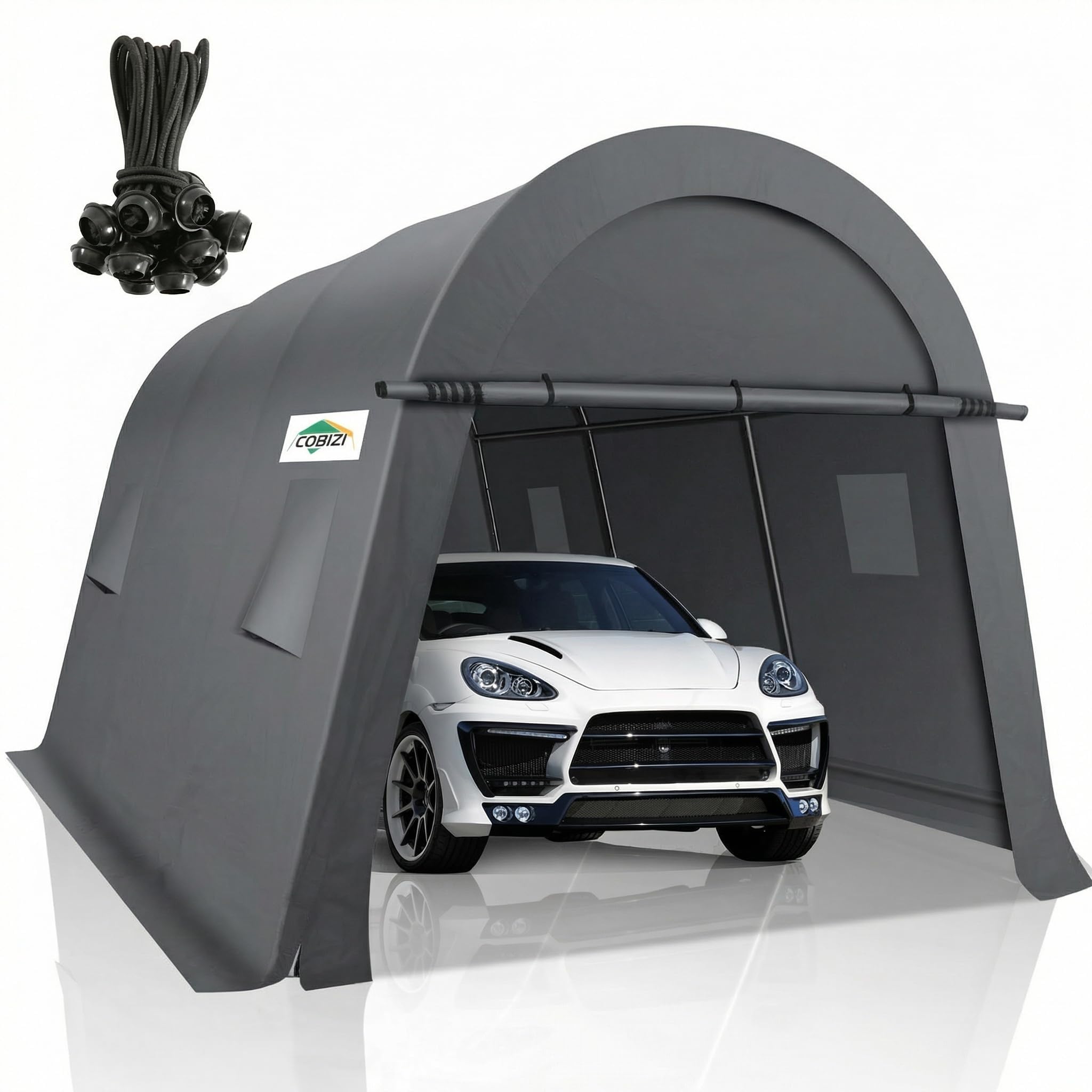 COBIZI Carport Canopy 10x20 Heavy Duty Portable Garage
