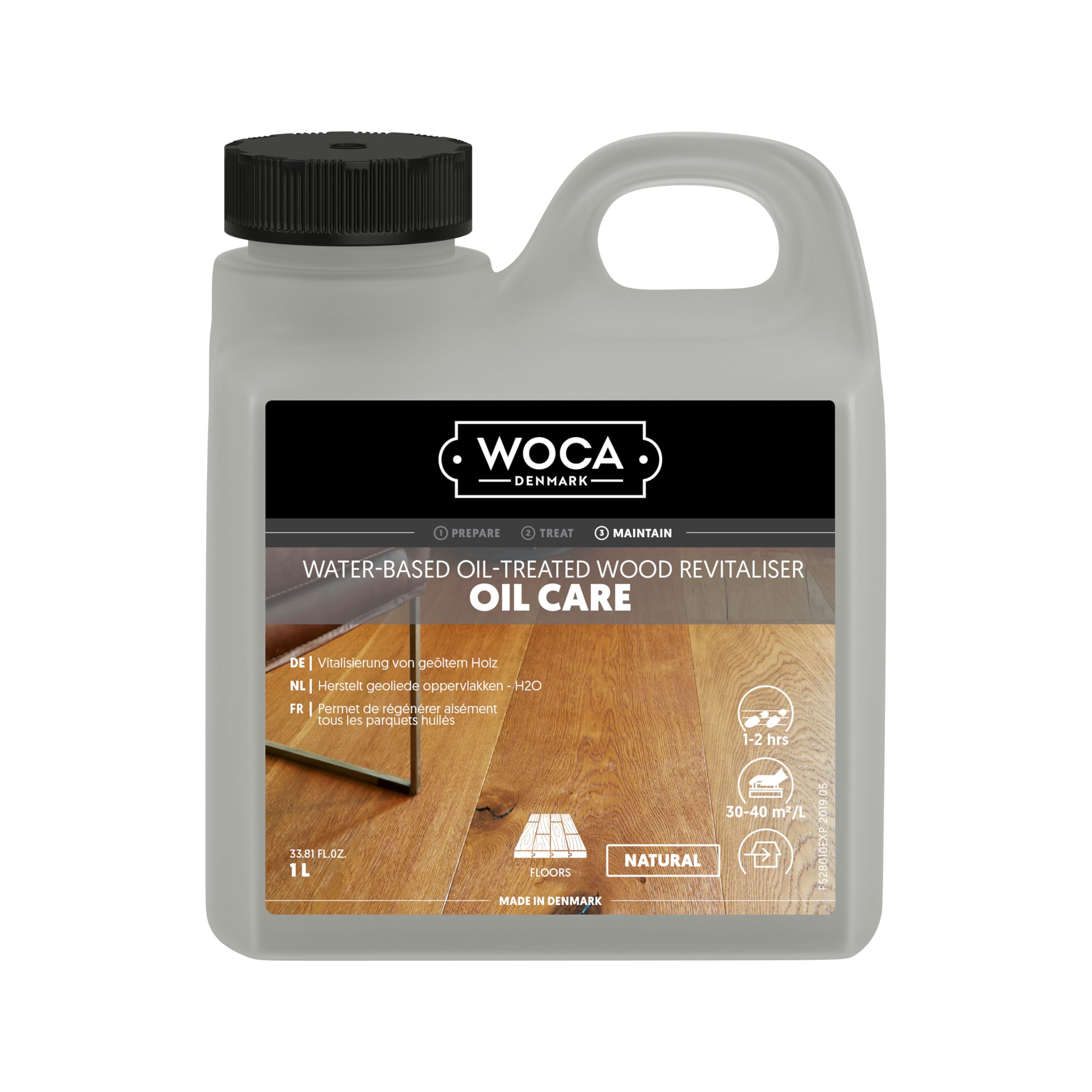 Woca Oil Care 1 L Pack of 1, Natural, 528010 A