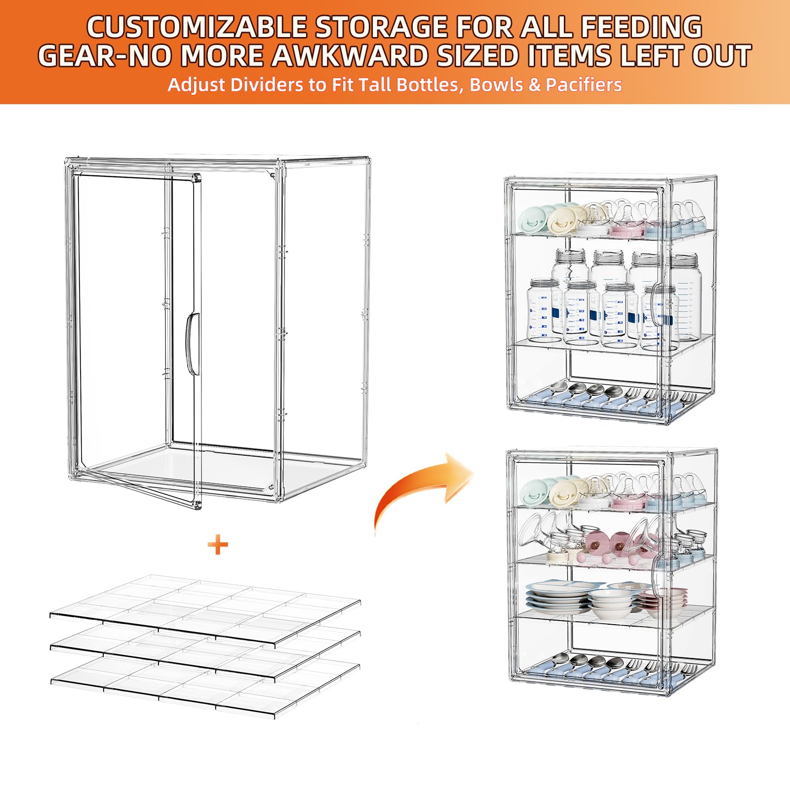 Babyflaschen-Organizer (XXX-Large)