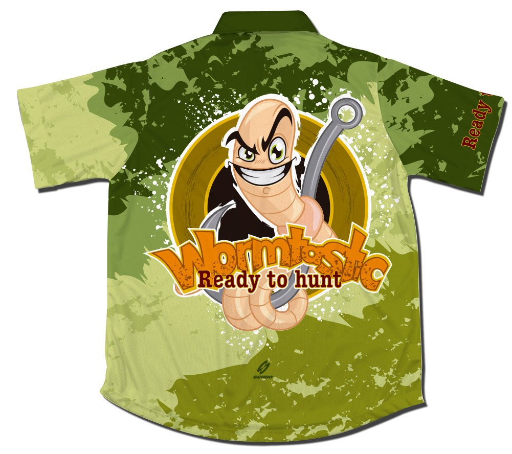 ScudoPro Wormastic Fishing Jersey - Size M Multi