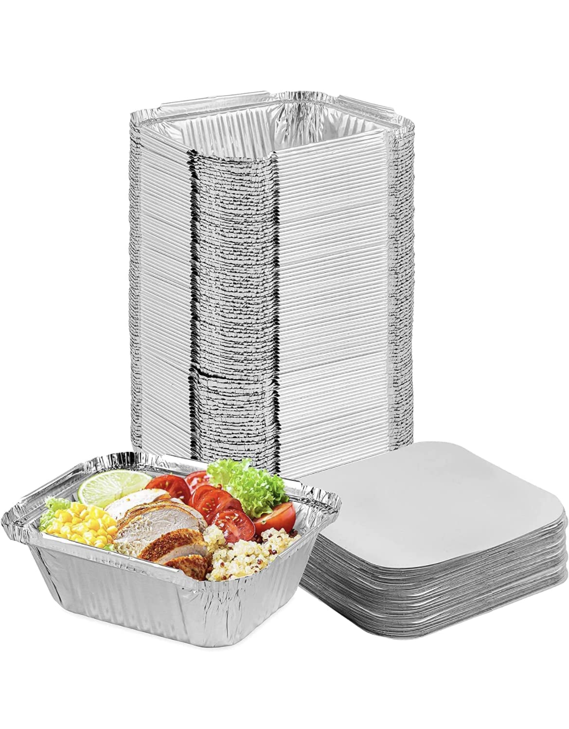 See full amazon price history chart for WRAP ON 450ml 100Pc Aluminium Disposable Container for Food Packing, Foil Containers with Lid, Disposables for Food Parcel Delivery Takeaway, use and throw food packaging boxes. WRAP ON 450ml 100Pc Aluminium Disposable Container for Food Packing, Foil Containers with Lid, Disposables for Food Parcel Delivery Takeaway, use and throw food packaging boxes. (B0D9GZD8LN) Amazon Price History, Amazon Price Tracker