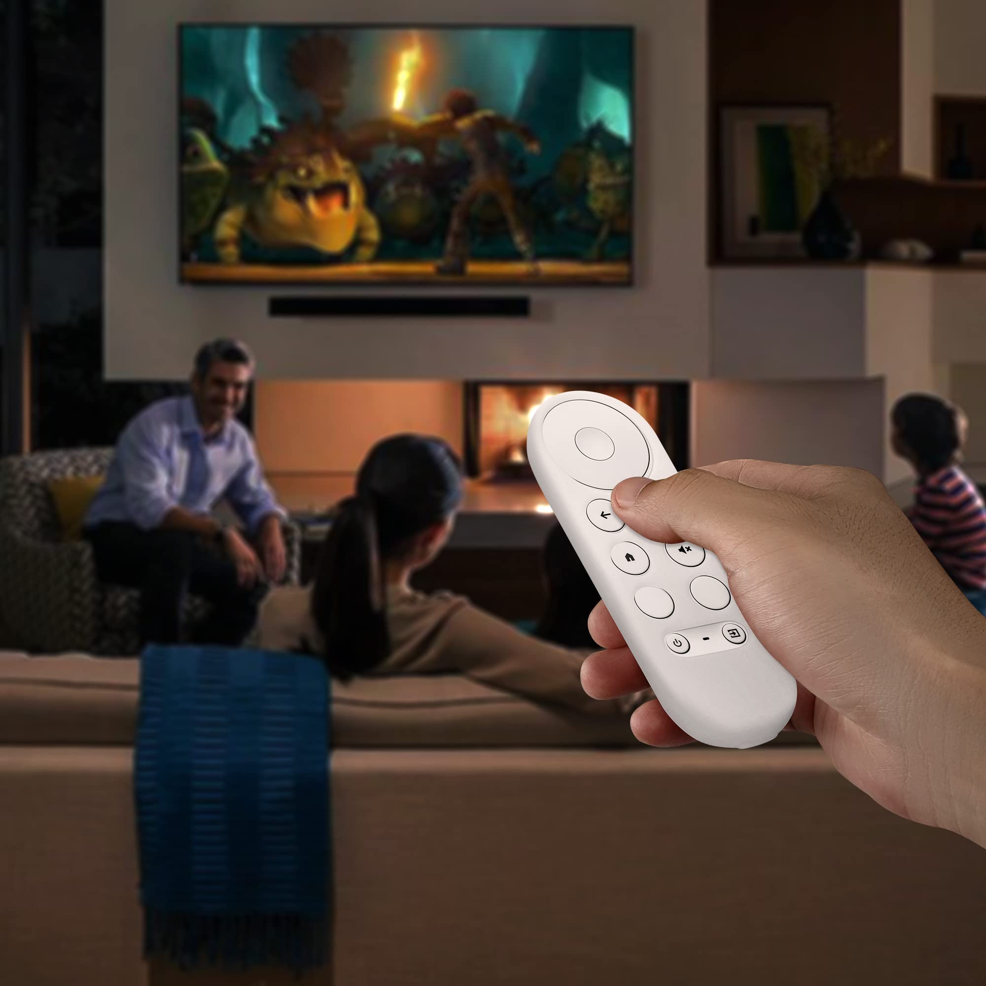 Étui De Protection Pour Télécommande Google Chromecast Avec TV (modèle 2020, 4K) - Marque Kwmobile - Neuf