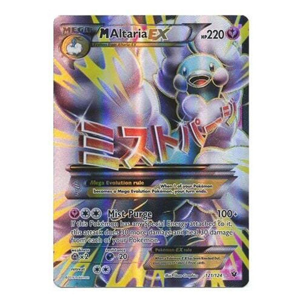 Pokemon XY Fates Collide? Mega M ALTARIA EX 121/124 Rare Holo :  Amazon.com.be: Toys