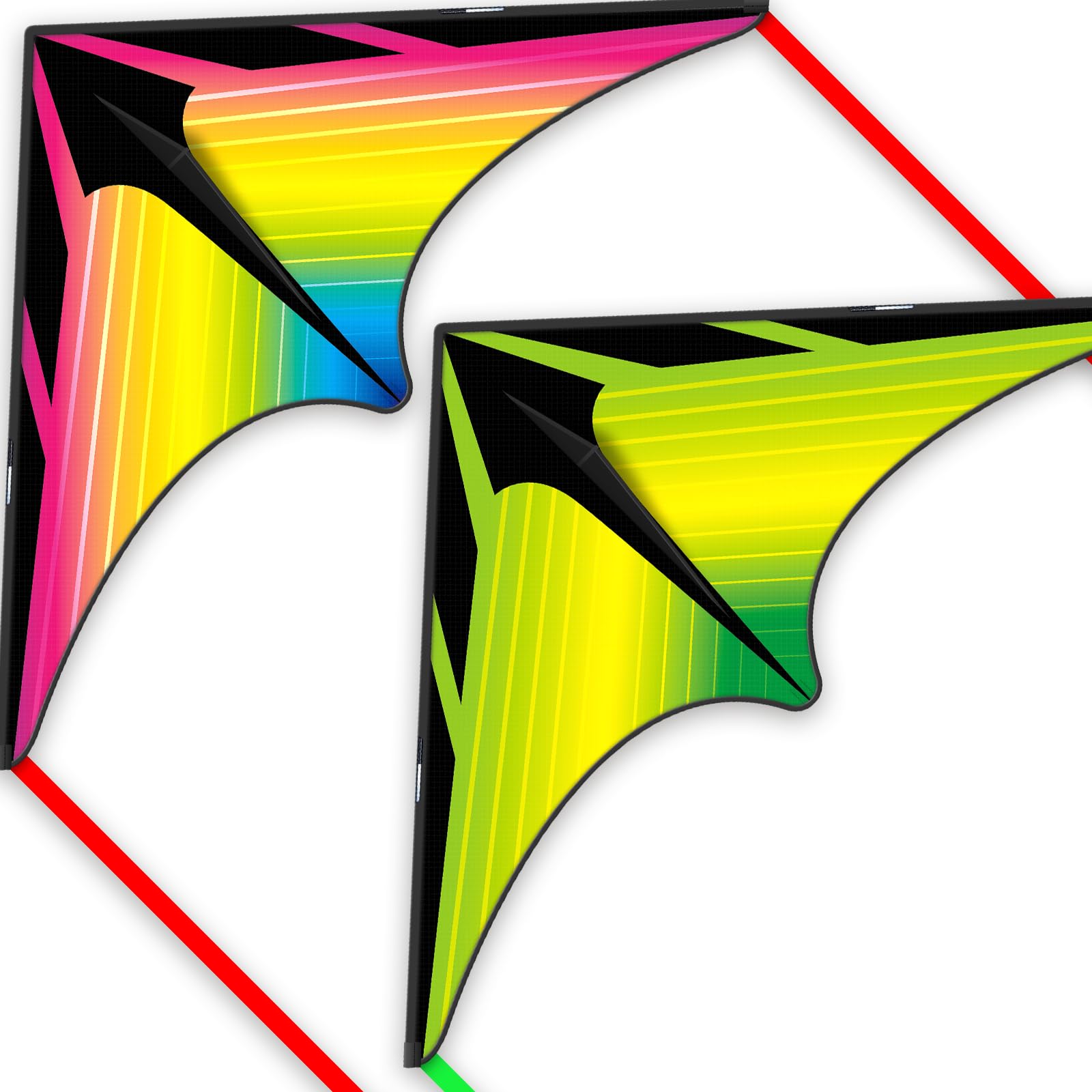 ESOKA PRON 2-Pack Delta Kites for Kids & Adults