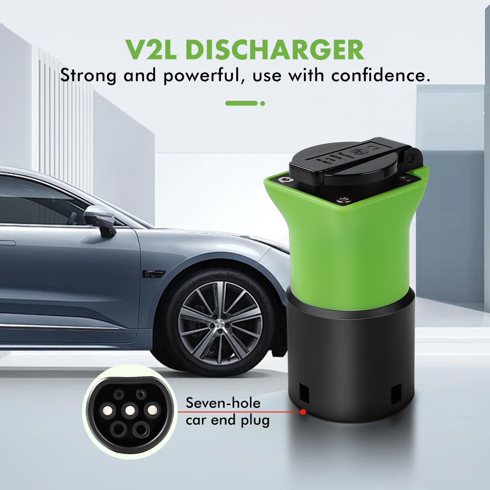 V2L Adattatore per Kia EV 3.5KW 16A 220V Adattatore da veicolo a carico tipo 2 a Schuko V2L