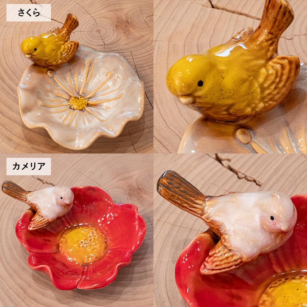 Amazon｜ムーラ フラワーバードトレイ 花 アクセサリートレイ 鍵