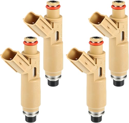 X AUTOHAUX 4 piezas 23250-22070 23209-22070 de repuesto de boquilla de inyector de combustible para Toyota Celica 1.8L 2003-2005, para Toyota