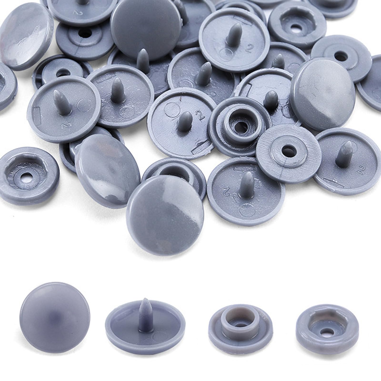 1000 Stück bunte Druckknöpfe aus Kunstharz, 12 mm, Druckknöpfe, Nieten für Babykleidung, Windel, Lätzchen, Heimdekoration, Verschlüsse
