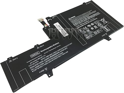 K KYUER Nueva batería OM03XL de 11.55V 57Wh compatible con HP EliteBook X360 1030 G2 HSTNN-IB70 863167-1B1 Series
