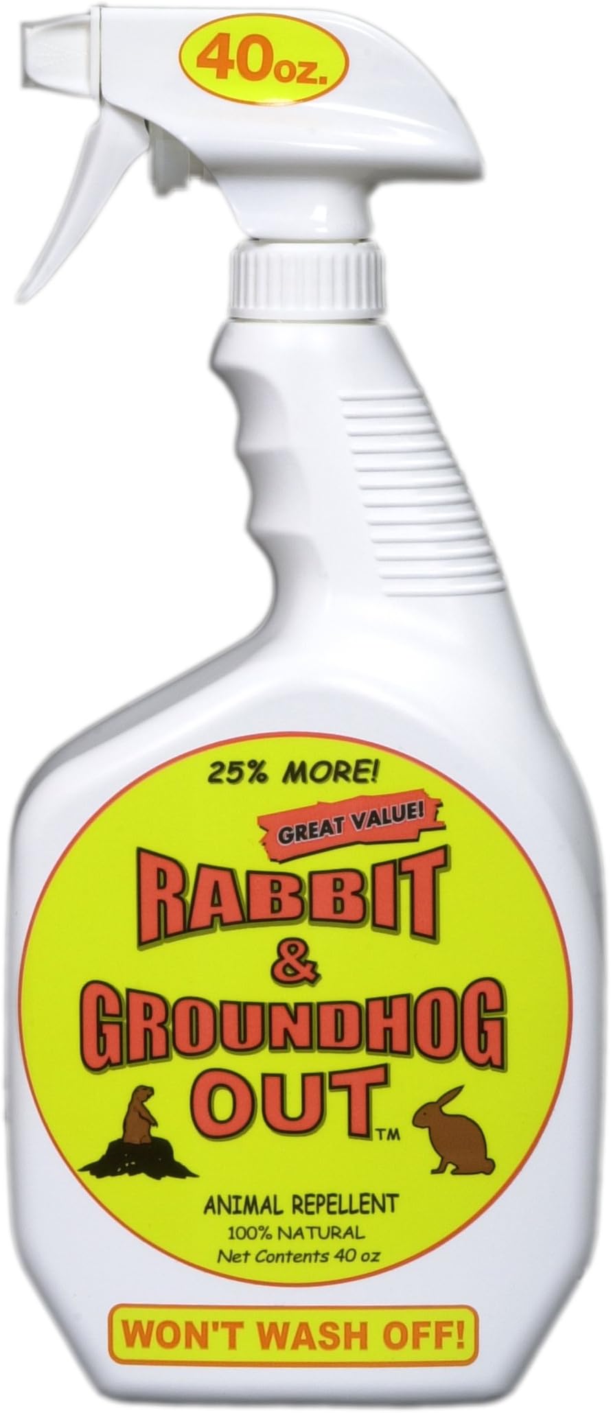 Rabbit & Groundhog Repellent: Rabbit Out 40oz Ready-to-Use