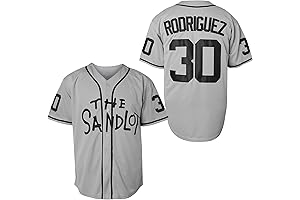 The Sandlot Benny The Jet Rodriguez Baseball Jersey S-3XL