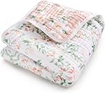aden + anais Essentials Dream Blanket, Muslin Baby Blankets for Girls & Boys, Lightweight Newborn Nursery & Crib Blanket, Unisex Toddler & Infant Bedding, Shower & Registry Gift, Butterfly Garden