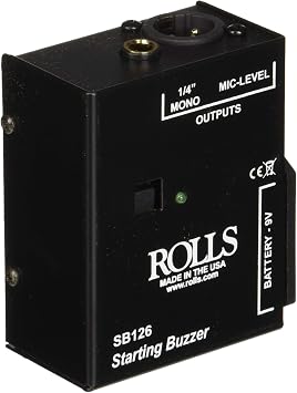 ROLLS Starting Buzzer/Tone Generator, Black, 1x1x1