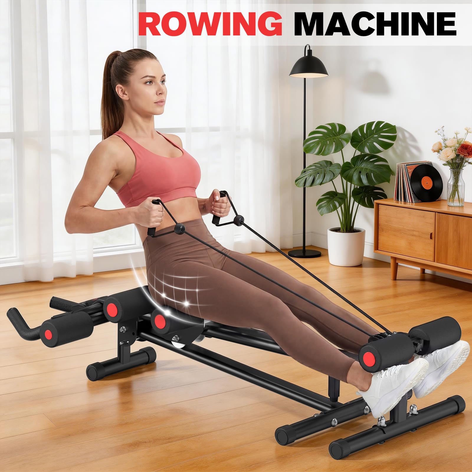 RELIFE REBUILD YOUR LIFE Bauchmuskel Trainer Bauch Trainingsgerät Bauchtrainer für Zuhause AB-Workout-Gerät Bauchtrainer Zusammenklappbarer
