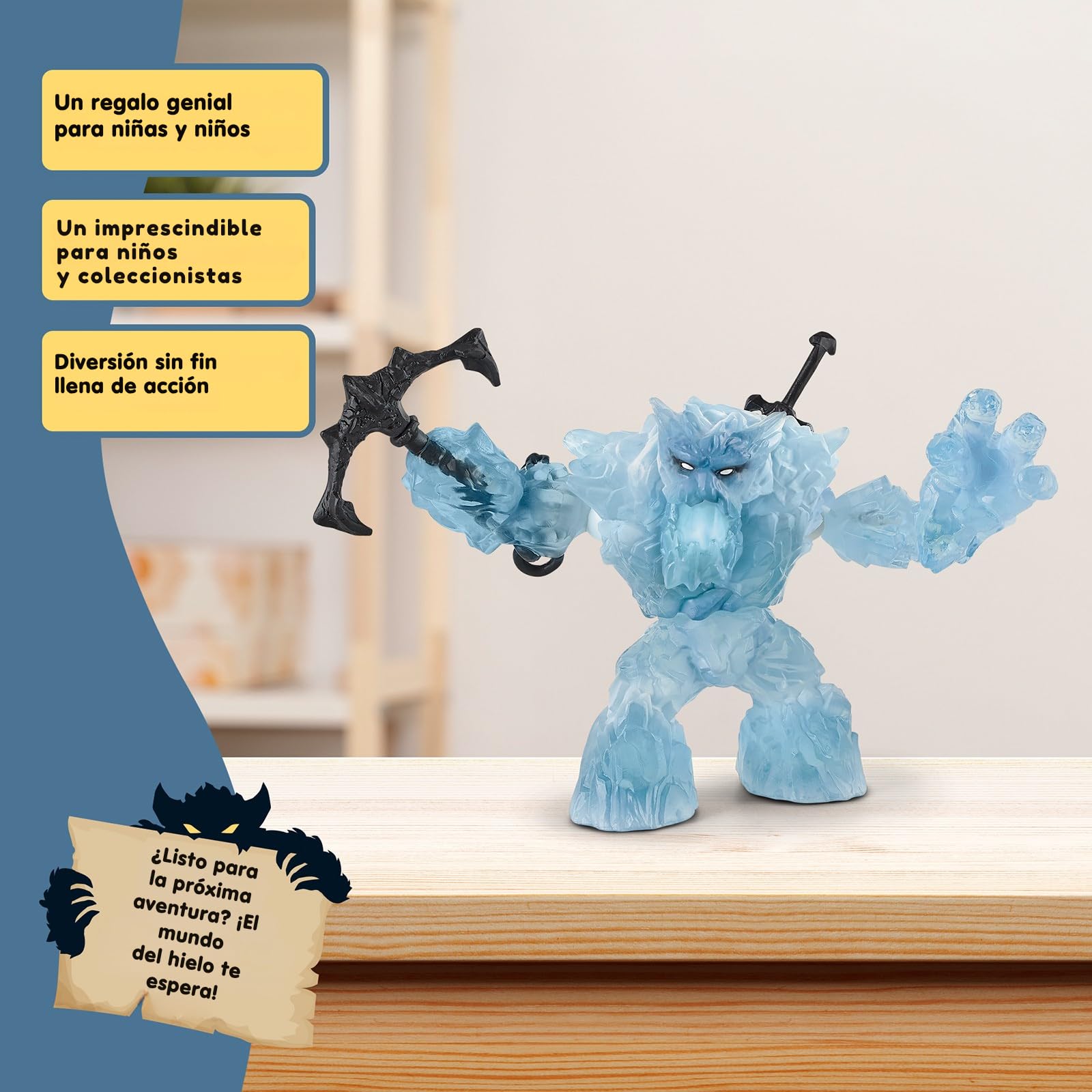 Schleich 70146 Gigante de Hielo, a Partir de 7 años, ELDRADOR Creatures - Figura, 24 x 9 x 14 cm