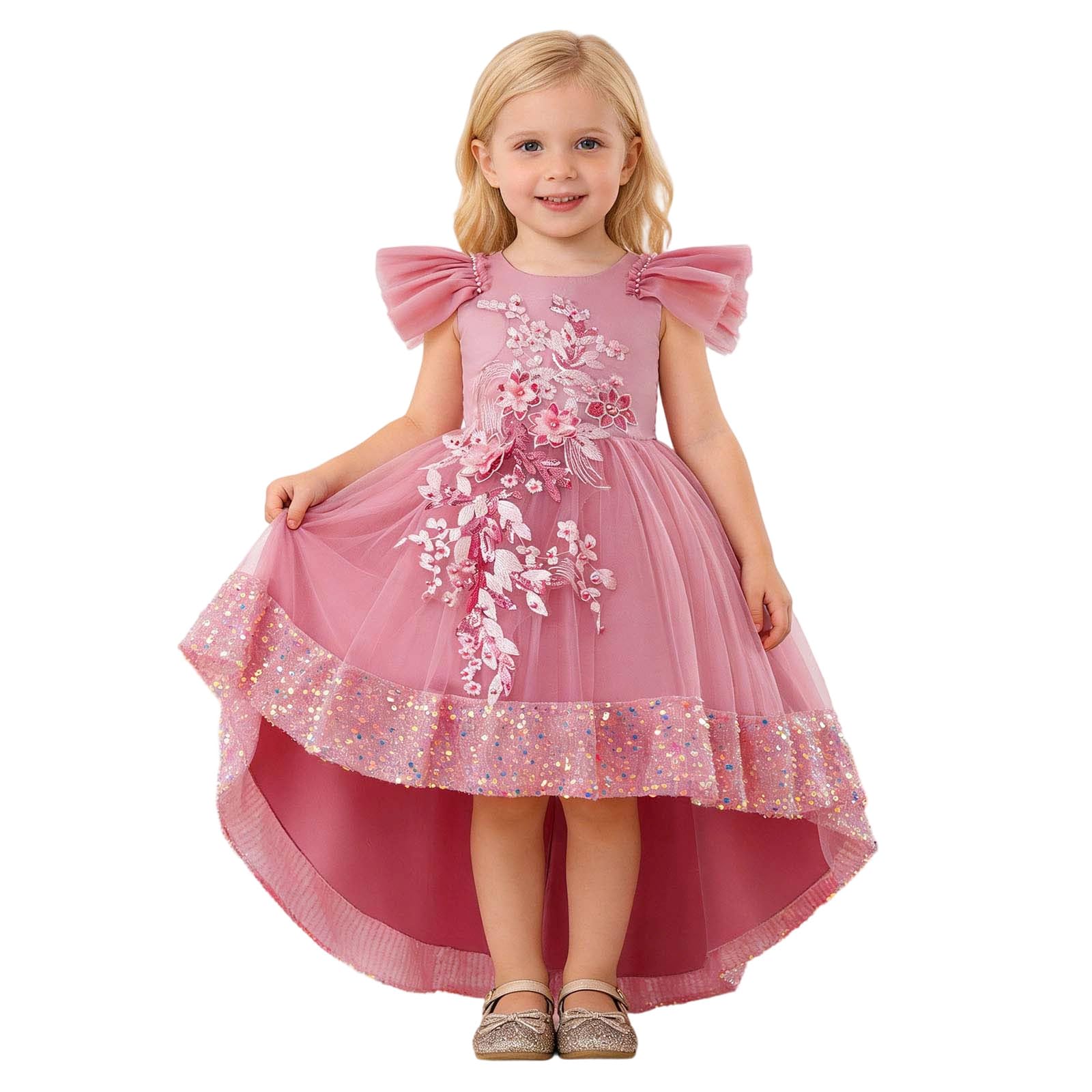 Genérico Tutu Ballet Niña Tutu Niña Falda para el día a día Vestido Festivo con Falda Multicapa Vaporosa, Tutú Versátil Carnavales, Primavera Y Celebraciones Al Aire Libre