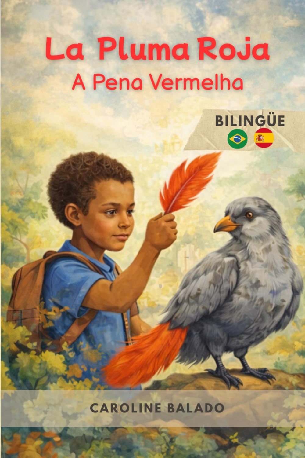 A Pena Vermelha - La Pluma Roja: Bilingual Literature for Young people