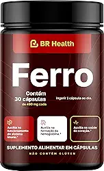 Ferro - Bisglicinato ferroso 34mg - 30 cápsulas - BR Health