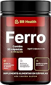 Ferro - Bisglicinato ferroso 34mg - 30 cápsulas - BR Health