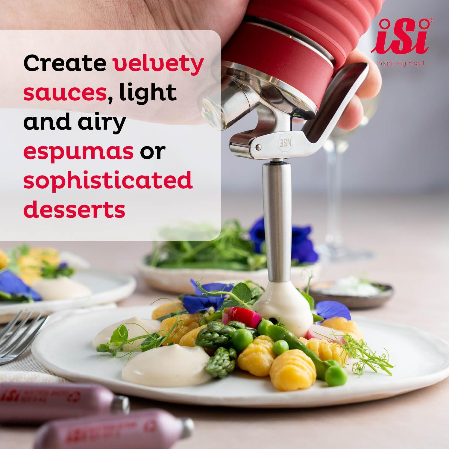 iSi Gourmet Whip crème fouettée 1L