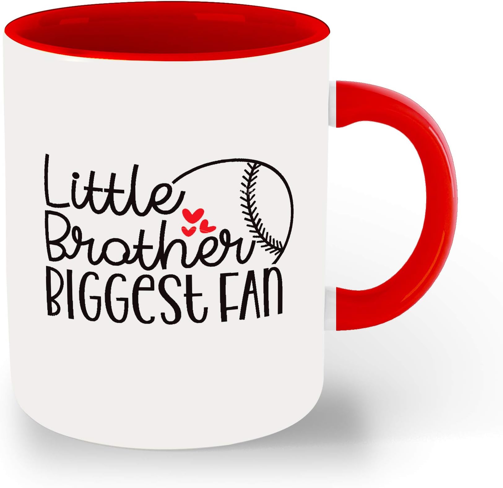 Sweet Brother, Best Brother Printed Red Inner Colour Ceramic Coffee Mug- Gift for Brother, Gift for Cute Brother, Best Gift, Unique Gifts (Multi 7)