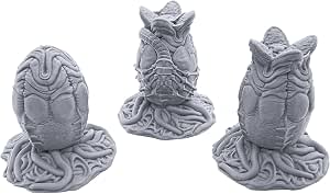 EnderToys Spawn Pods - 3D Printed Sci-Fi Alien Egg Terrain For 28mm Tabletop RPG & Wargames, Set Of 3 - View #6
