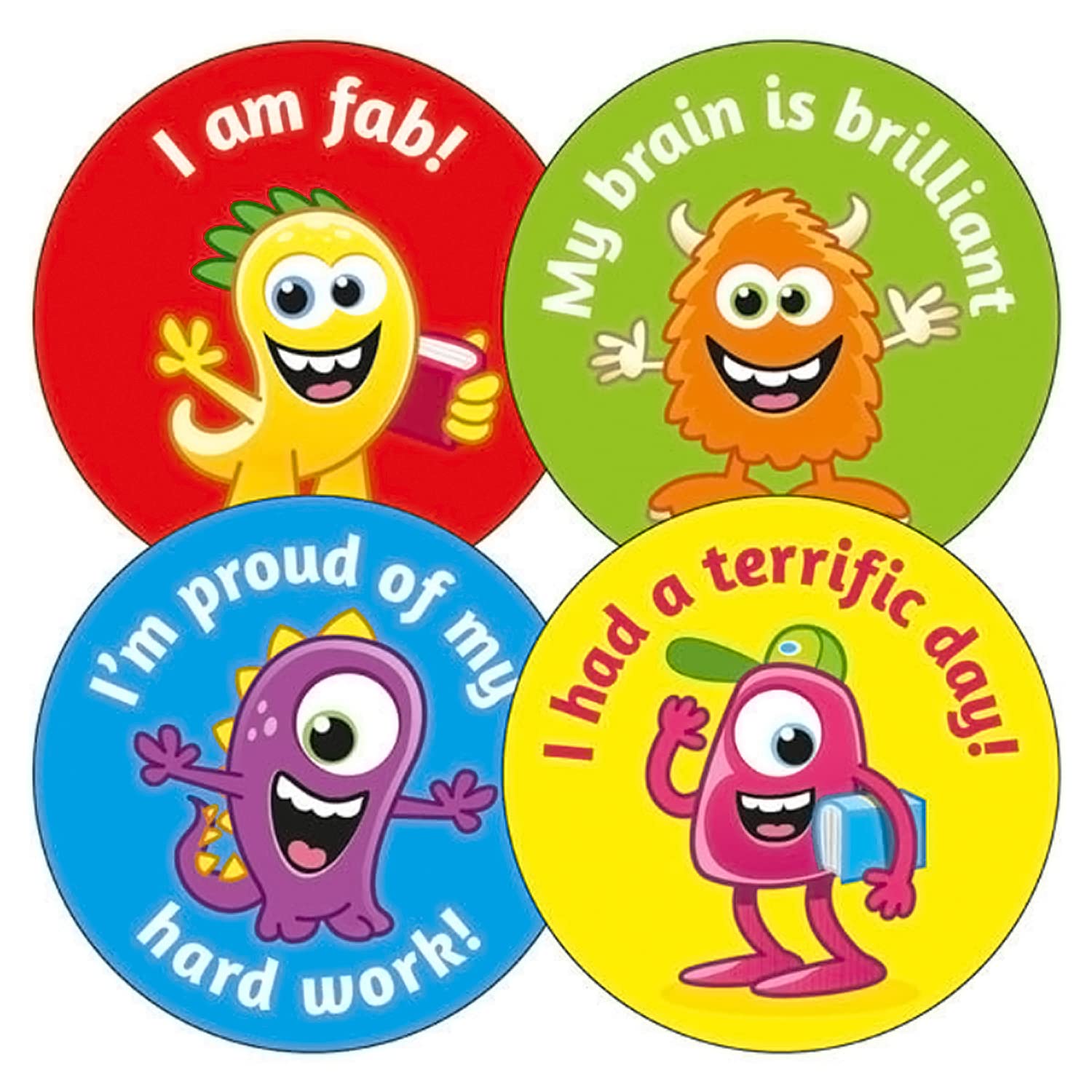 Primary Teaching Services Ltd 175 I'm A Growth Mindset Superstar Childrens Pupils School Reward Motivational Stickers 37Mm Primary Teaching Services
