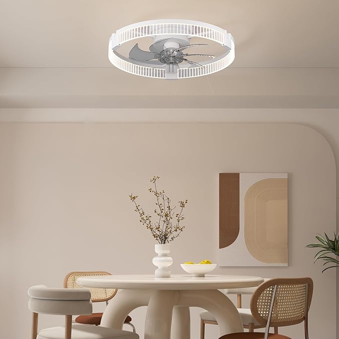 Ventilador de Techo 50 cm Con Luz y Control Remoto 110V miniatura 2