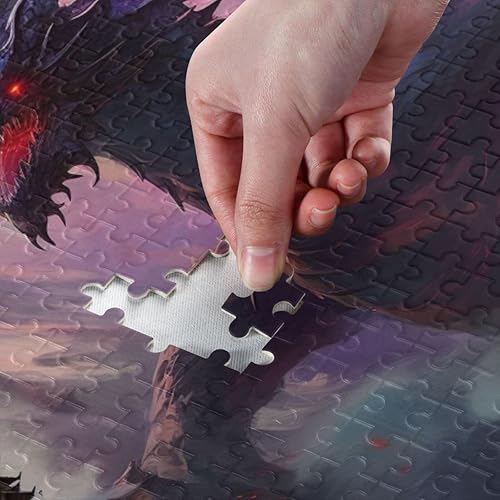 Miniatura 4 de Fly Dragon - Rompecabezas de 500 piezas para adultos, rompecabezas educativos de aprendizaje, juguetes familiares difíciles y desafiantes con bolsa