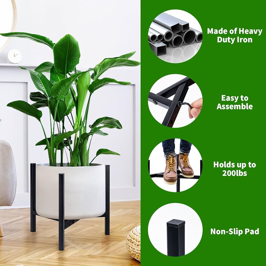 Amazon.com : Airpark Plant Stand Indoor Adjustable, Metal