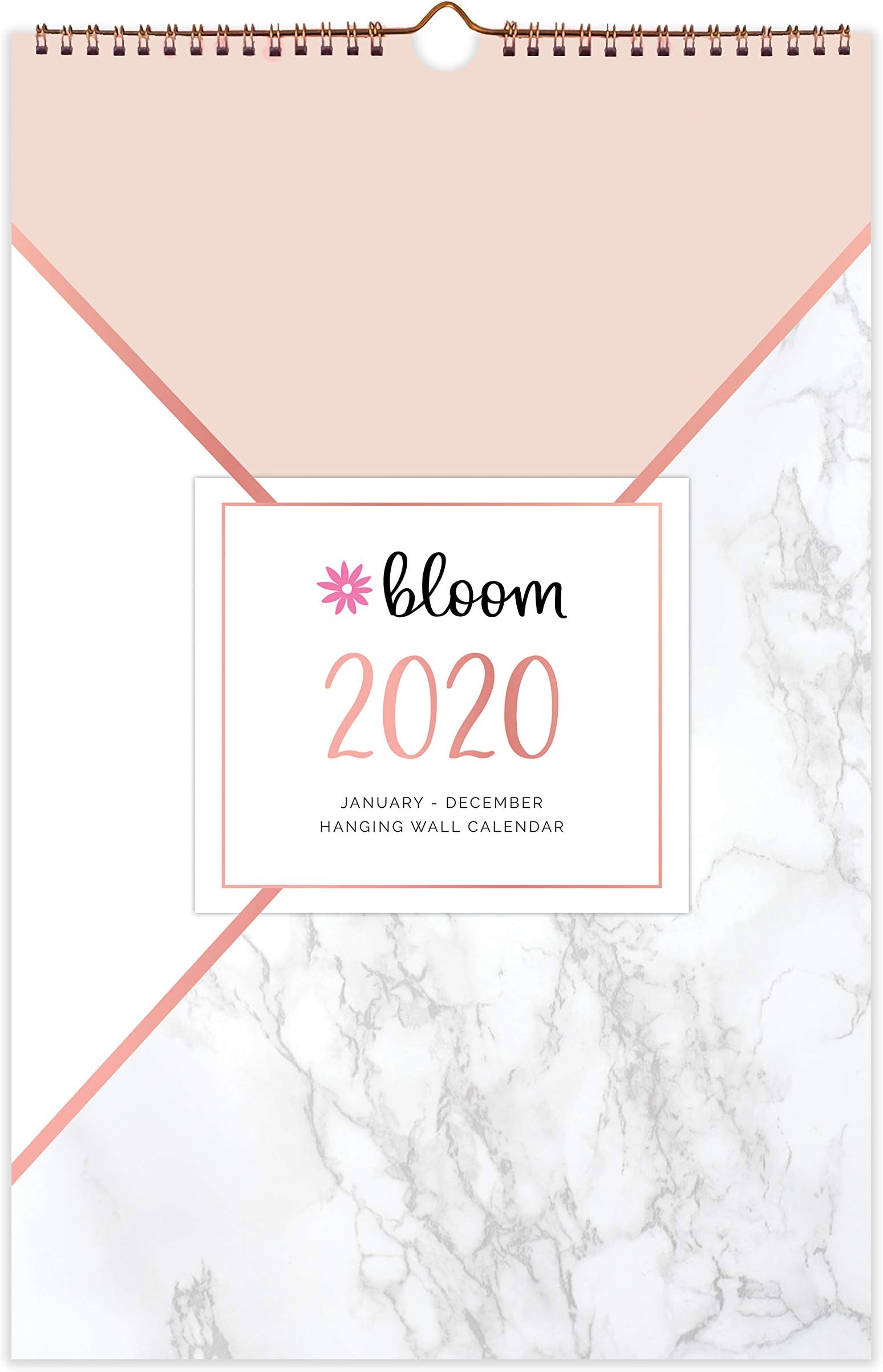 bloom daily planners 2020 Monthly Hanging Wall Calendar (January 2020 Through December 2020) - 11" x 17" - Seasonal Designs