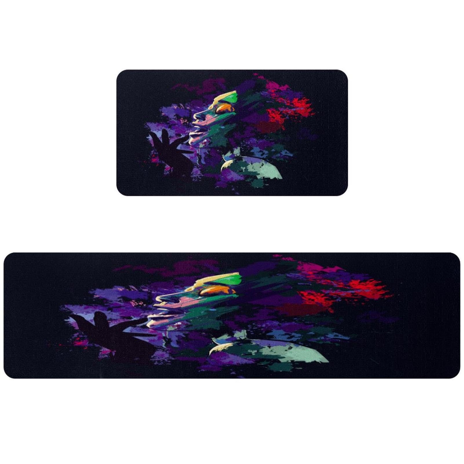 Alfombras de cocina VAPOKF lavables y absorbentes estilo Jazz Americano