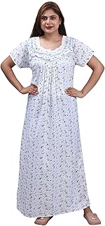 kripto katrox Cotton White Base Woman Nightwear and Nightgown-picture-16