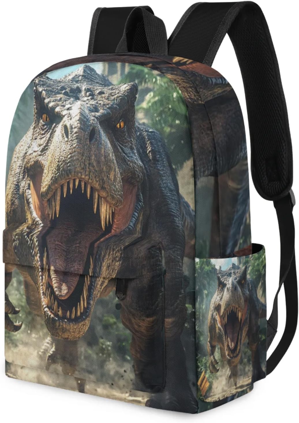 Toddler Backpack for Boys Kids, Jurassic Dinosaur Preschool Kindergarten School Bags for Girls Bookbag Daycare Travel Daypack, 15 Inch