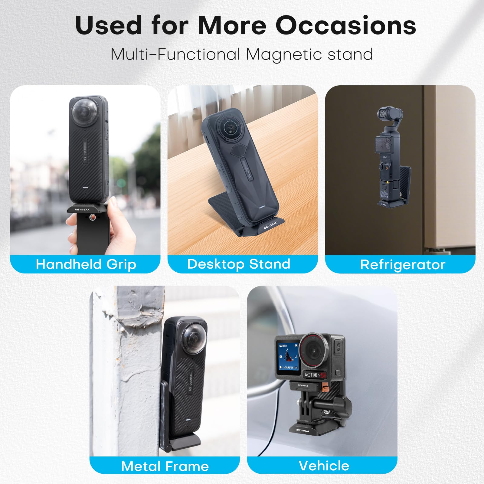 Osmo Action 3 Support Magnétique Pour Insta360 X5, Compatible Avec Les Action 4