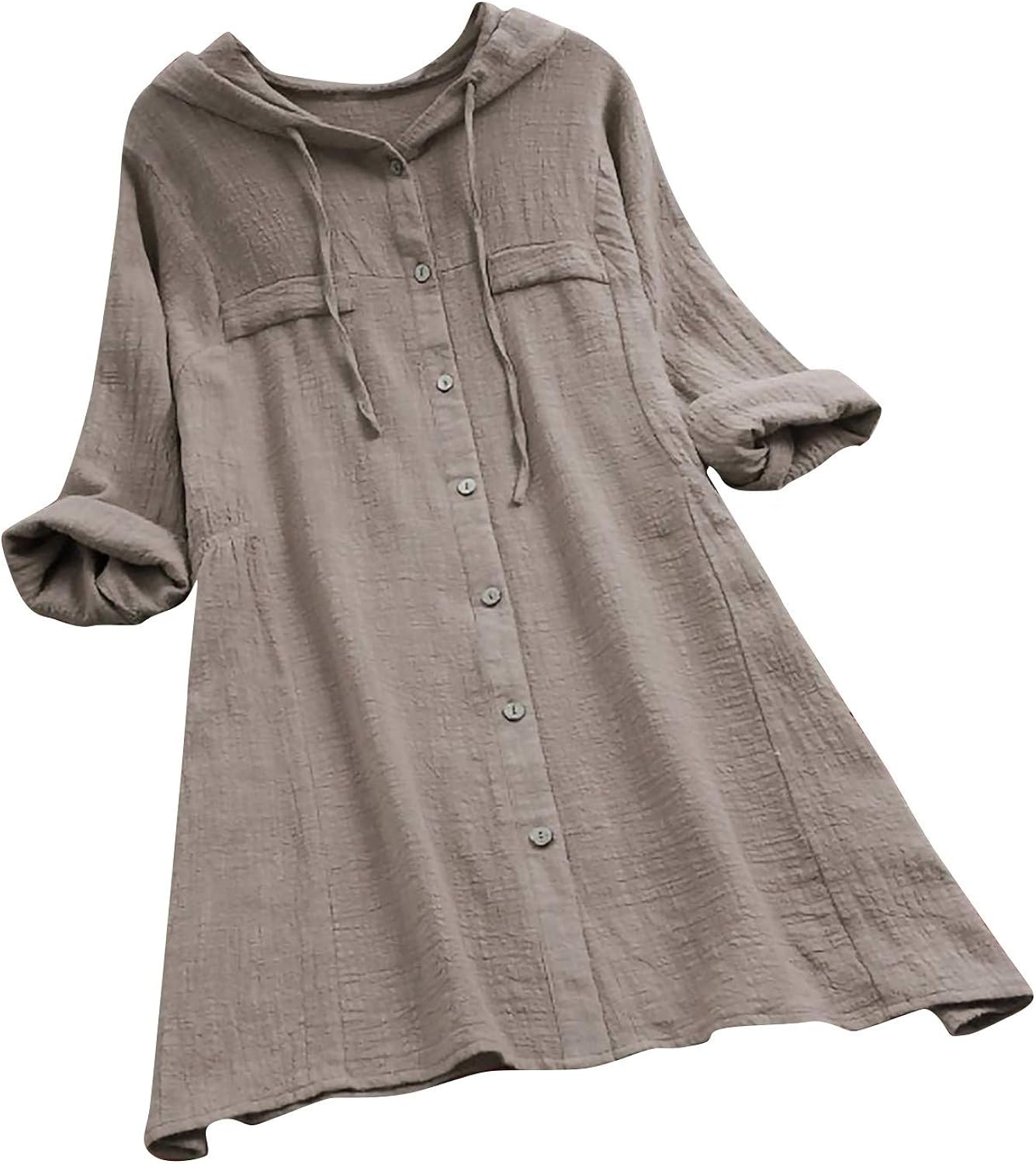 Liqiuxiang トップス レディース Tシャツ カットソー 薄手 長袖 無地 フード付き ゆったり シャツ チュニックトップス 体型カバー カジュアル 信頼 上着 シンプル 通勤 大きいサイズ 着痩せ 女性 春夏服 おしゃれ 通学 通気 森ガール Liqiuxiang トップス レディース Tシャツ カットソー 薄手 長袖 無地 フード付き ゆったり シャツ チュニックトップス 体型カバー カジュアル 信頼 上着 シンプル 通勤 大きいサイズ 着痩せ 女性 春夏服 おしゃれ 通学 通気 森ガール