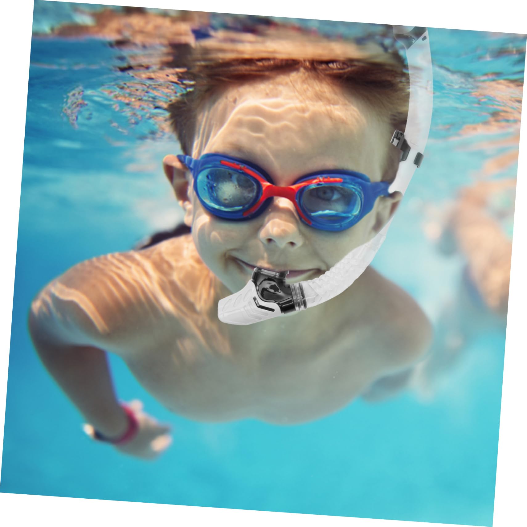 Happyyami Scuba Diving Portable Lungs Silicone Snorkel Snorkeling Breathing Tube Diving Accessory