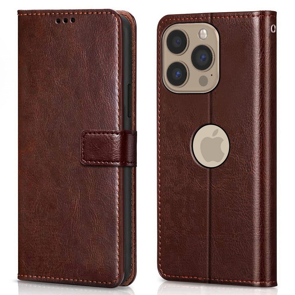 WOW IMAGINE Shock Proof Flip Cover Back Case Cover for Apple iPhone 13 Pro (Flexible | Leather Finish | Card Pockets Wallet & Stand | Chestnut Brown) (B09JCHHLFM) Amazon Price History, Amazon Price Tracker