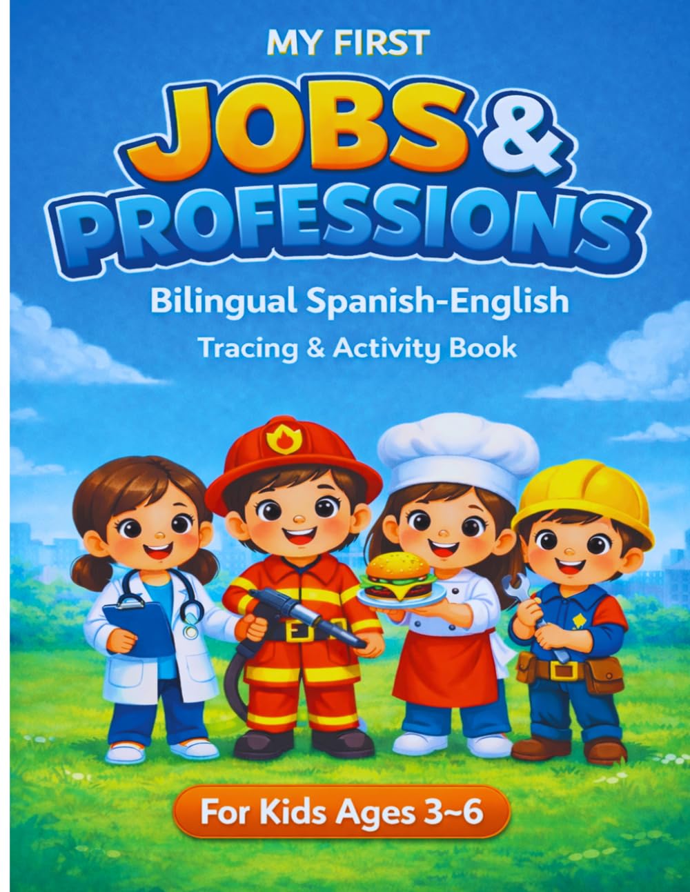 My First Jobs & Professions: Bilingual Spanish–English Tracing & Activity Book