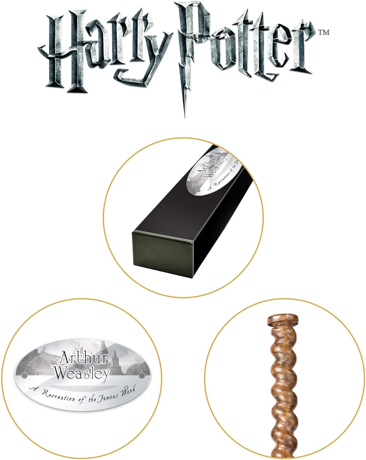 The Noble Collection The Noble Collection Arthur Weasley Character Wand