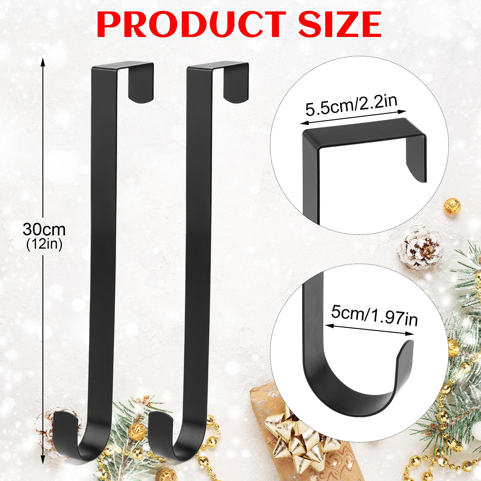 Dntorx Christmas Wreath Hanger - Image 2