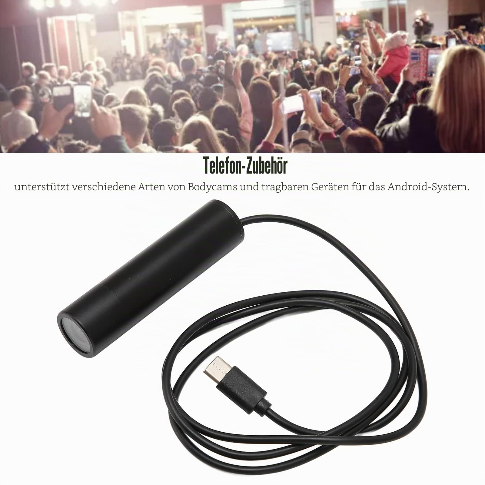Bewinner USB Kamera für OTG Android Telefon, 1080P UVC USB Video Webcam mit OTG Funktion, für Computer, Laptop Handys mit OTG