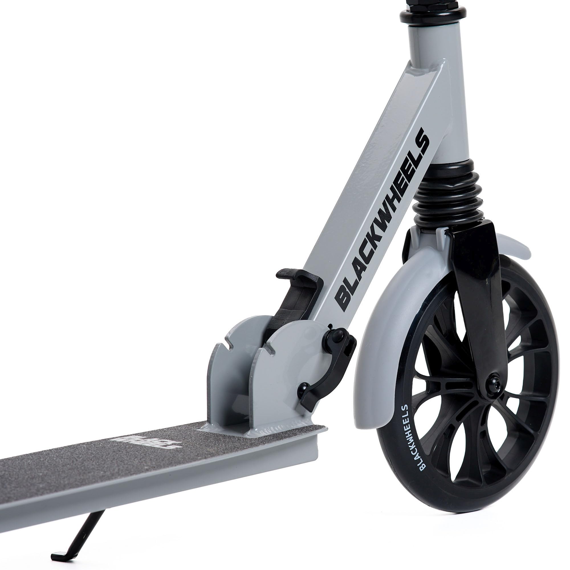 BLACKWHEELS Zoom Trottinette Urbaine – Grandes Roues 200mm, Pliable, Amortie, Guidon Réglable en Hauteur, Cadre Léger en Aluminium, Conduite Confortable sur Toutes Les Surfaces