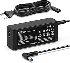45W 19,5V 2,31A Caricatore Computer Portatile Alimentatore per HP Pavilion 11 13 15, HP Elitebook 830 840 850, HP Probook 430 440 450, HP 240 250 255, 741727-001 PC Adattatore 4.5 * 3.0 mm