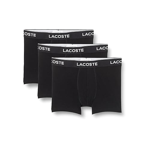 Immagine del prodotto Lacoste 5H3389 Boxer Shorts, Noir, M (Pacco da 3) Uomo