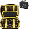 MGZNMTY Portable Storage Case for Tech Deck Fingerboards, 16 Skateboards Case Only Black