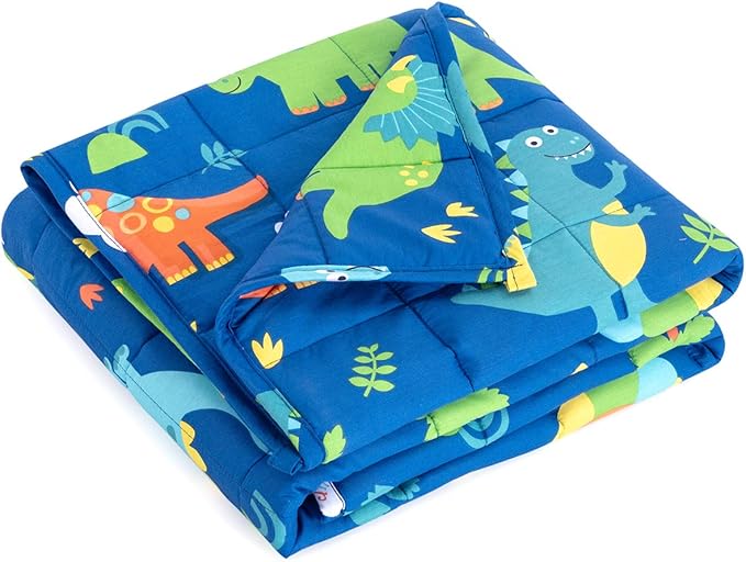 Mr. Sandman 5 lbs Weighted Blanket for Kids Twin Size Bed