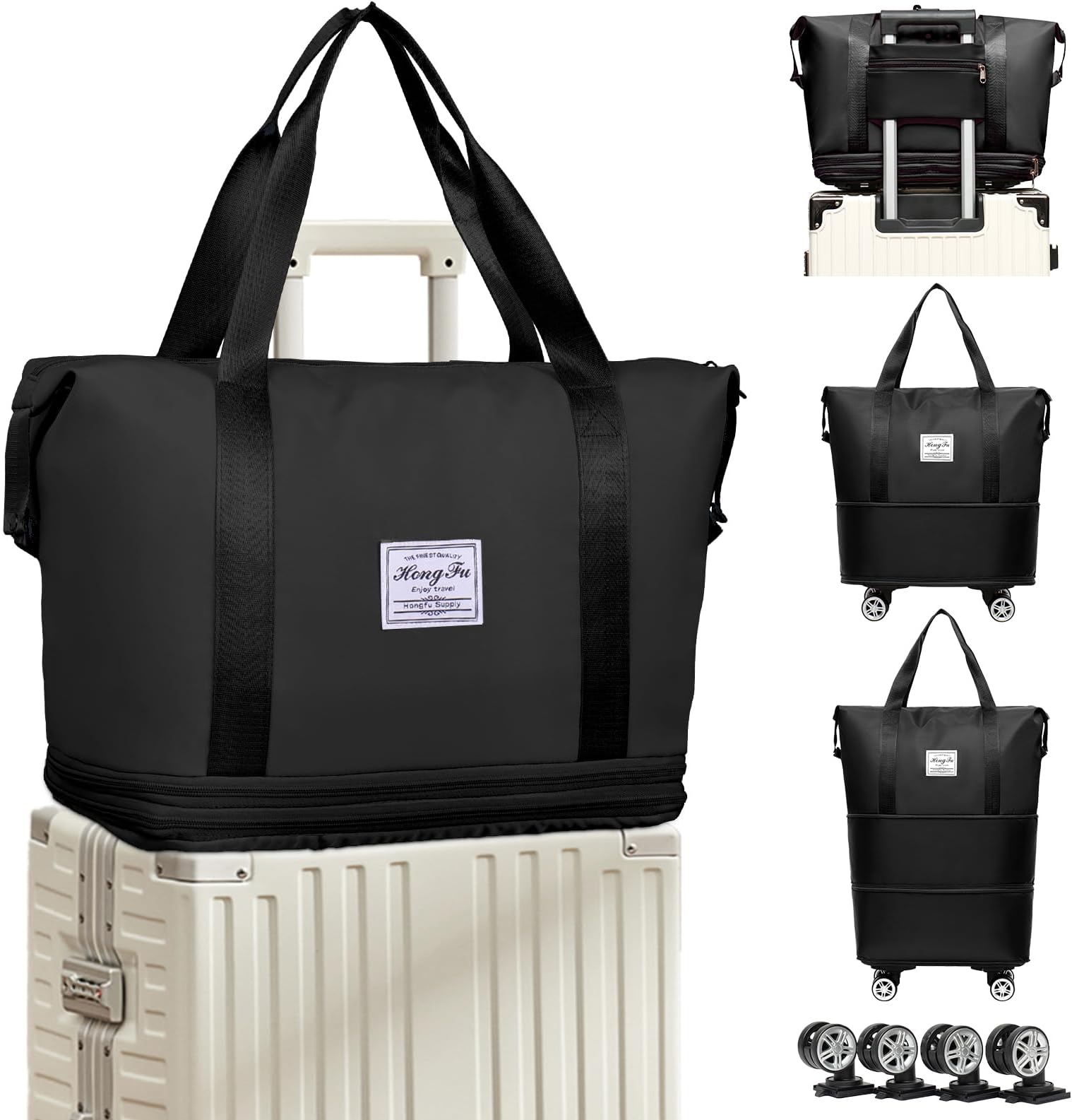 adidas golf medium rolling duffel luggage