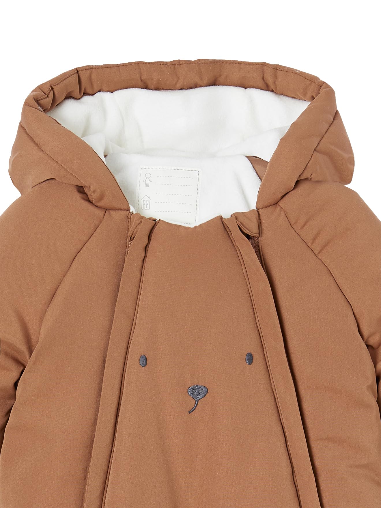 VERTBAUDET Combipilote bébé double ouverture totale chocolat 1M(54CM)