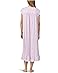 Eileen West Cotton Knit Cap Sleeve Long Nightgown - #2 of 3